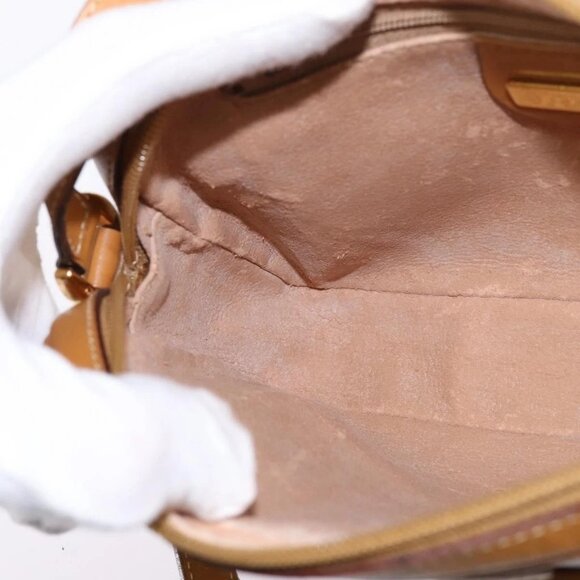 GUCCI Micro GG Supreme Shoulder Bag PVC Beige Gold 007 56 0095 Auth BA5899 - Picture 11 of 16